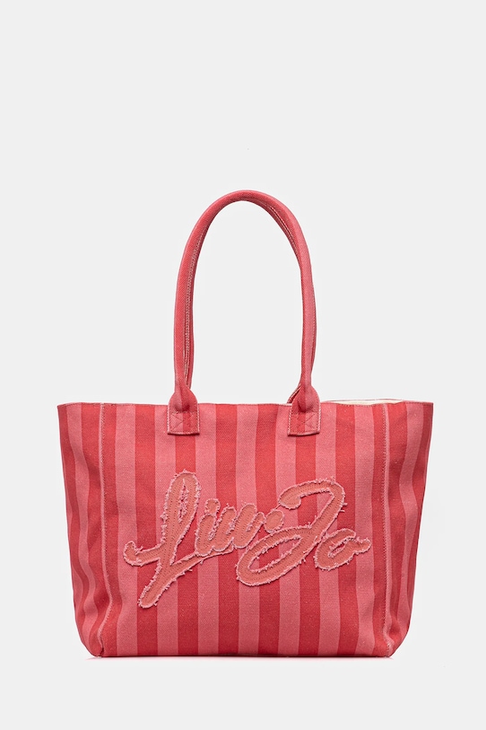 Bavlněná kabelka Liu Jo hladký růžová VA5208.T6948