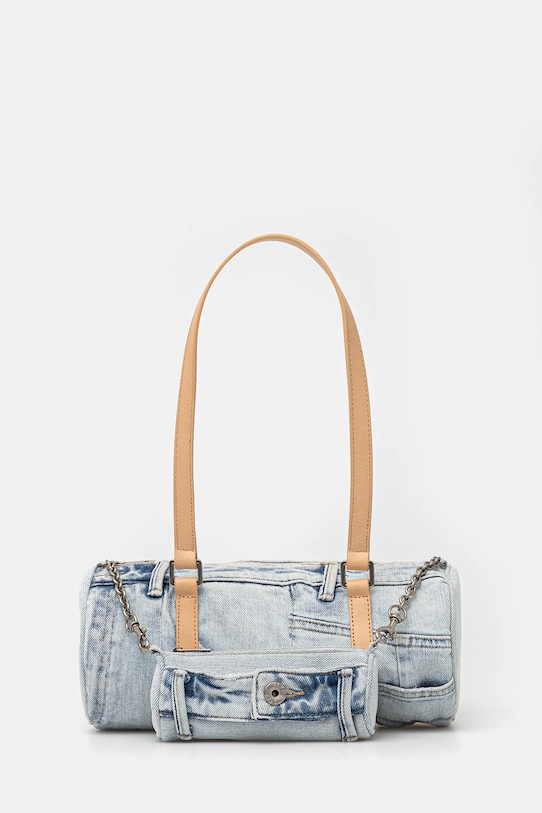 Torba Miss Sixty bez uzorka plava 6S1GJ85200