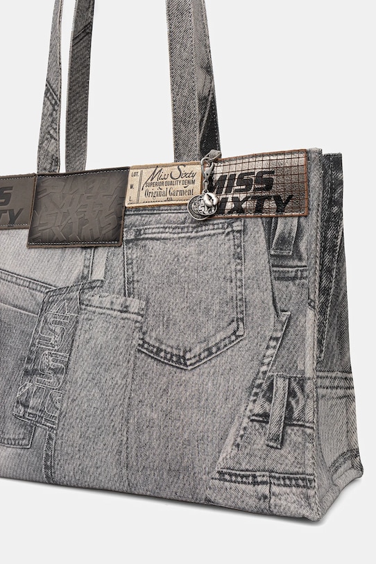 Doplňky Kabelka Miss Sixty 6S2GJ85900 šedá