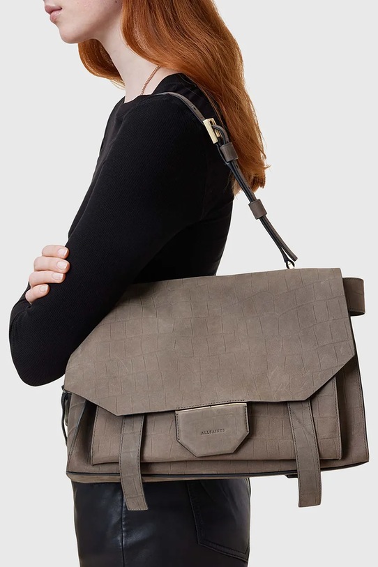 AllSaints geantă de piele URSA W036XC