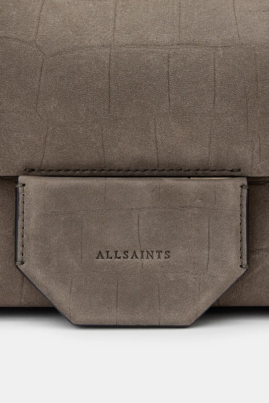 Kožna torba AllSaints URSA W036XC smeđa