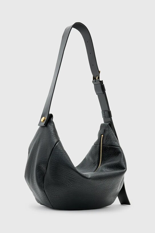 Doplnky Kožená kabelka AllSaints MADEA W091XC čierna