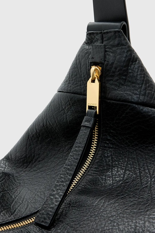 Kožna torba AllSaints MADEA W091XC crna