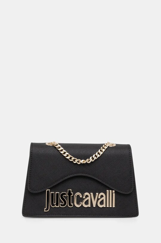 Kabelka Just Cavalli imitácia kože čierna 78RA4BB7.ZS766