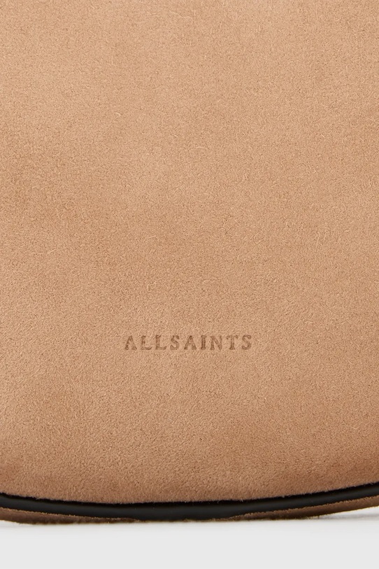 AllSaints torebka zamszowa HALFMOON W099XC