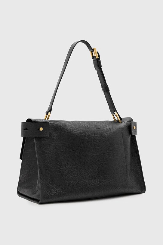 Doplnky Kožená kabelka AllSaints URSA W115XC čierna