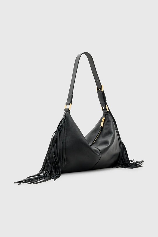 Akcesoria AllSaints torebka skórzana EDBURY W121XC czarny