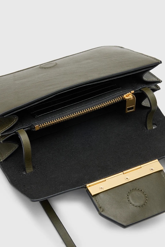 Кожаная сумочка AllSaints ANN зелёный W122XC