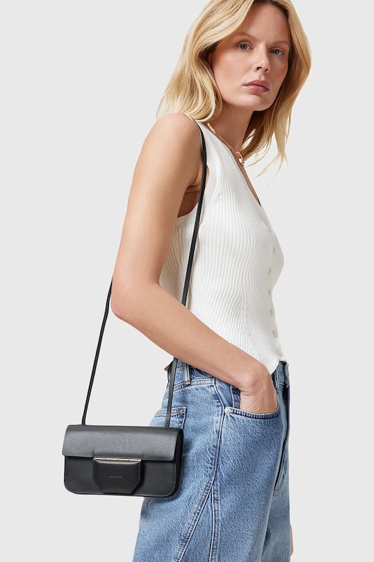 Kožená kabelka AllSaints ANN W122XC