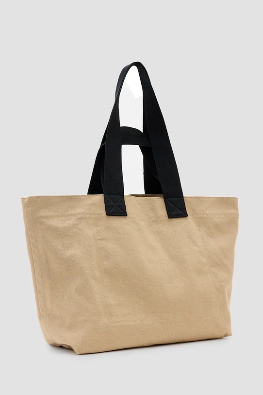Akcesoria AllSaints torebka bawełniana ALI W163XA beżowy