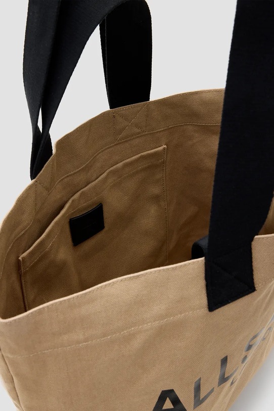 AllSaints torebka bawełniana ALI beżowy W163XA