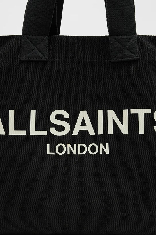 Бавовняна сумка AllSaints ALI W163XA чорний