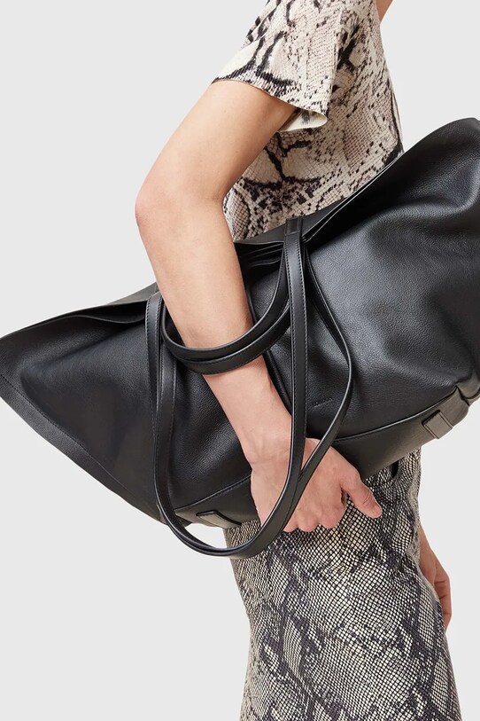 Kožená kabelka AllSaints PHOENIX W493XB