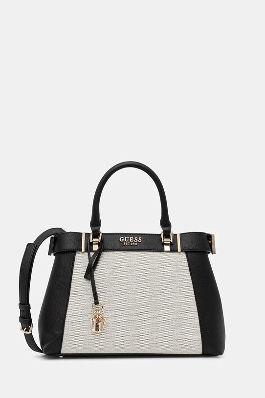 Τσάντα Guess ANADELA υφασμάτινο μαύρο HWAG96.33060