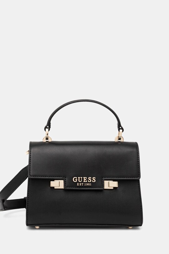 Τσάντα Guess ALDITH απλικέ μαύρο HWEVG9.64178