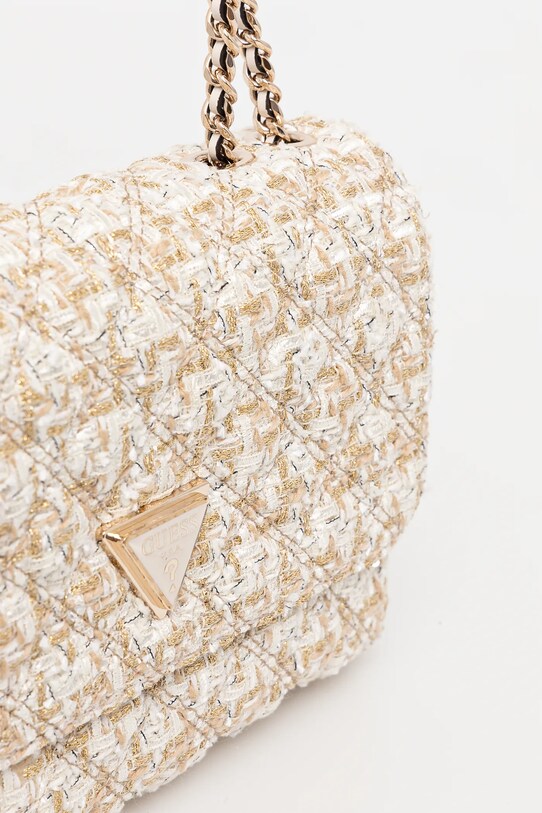 Kabelka s příměsí vlny Guess GIULLY zlatá HWGM87.48200
