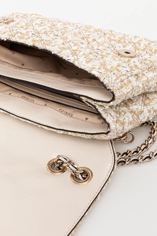 Guess torebka z domieszką wełny GIULLY HWGM87.48200 złoty