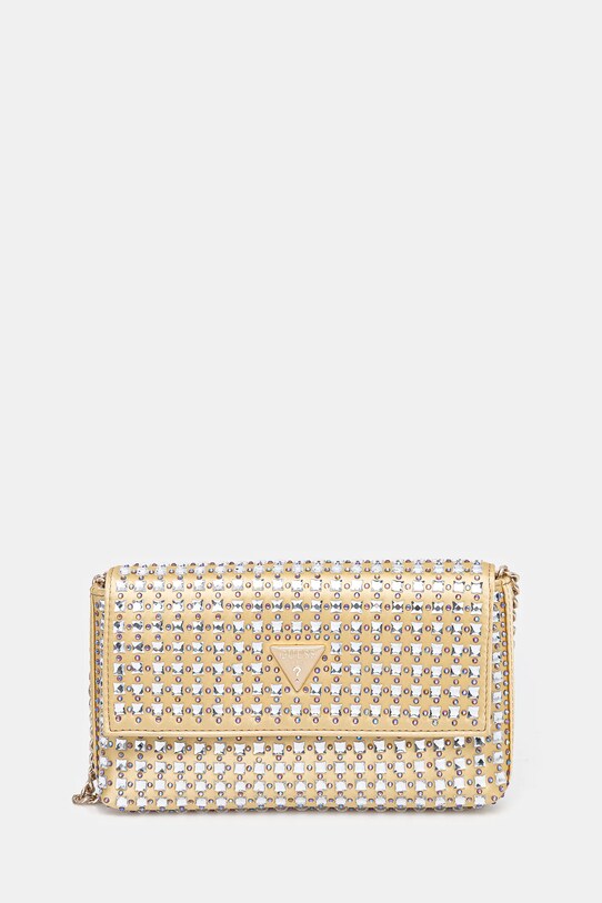 Τσάντα Guess ZALINA συνθετικό χρυσαφί HWIG93.50700