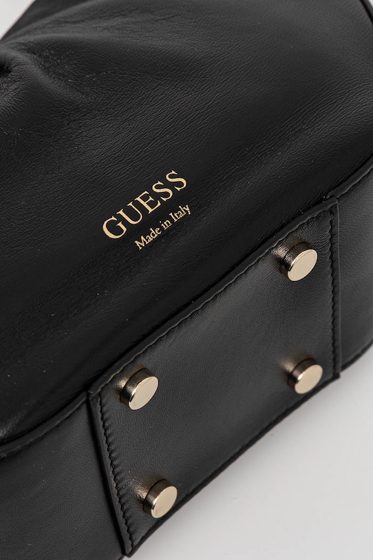 Guess torebka skórzana JOLIE czarny HWJOAA.P5202
