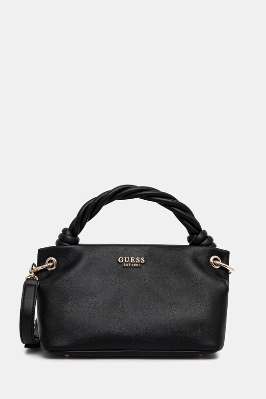 Kabelka Guess SANSA hladký černá HWNG84.76110
