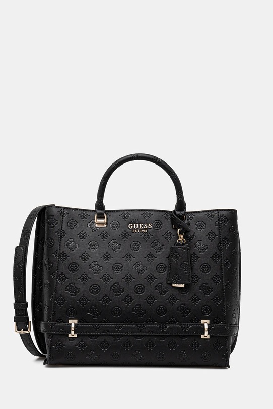 Guess torebka ZARELA imitacja skóry licowej czarny HWPD96.30220