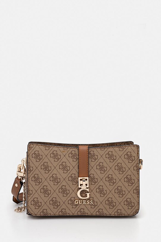 Guess borsetta ZAMIRA stampa all-over marrone HWSG96.29180