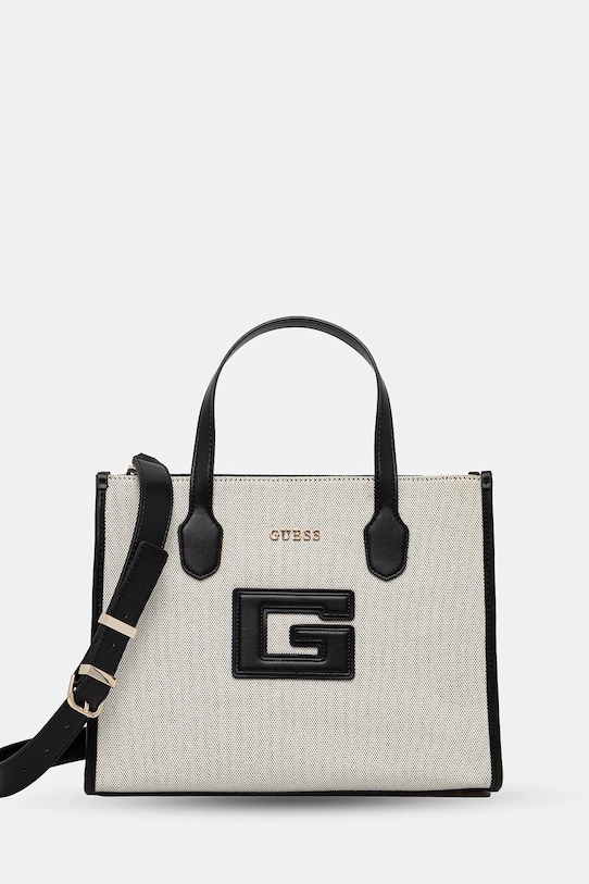 Kabelka Guess nášivka béžová HWWG91.98220