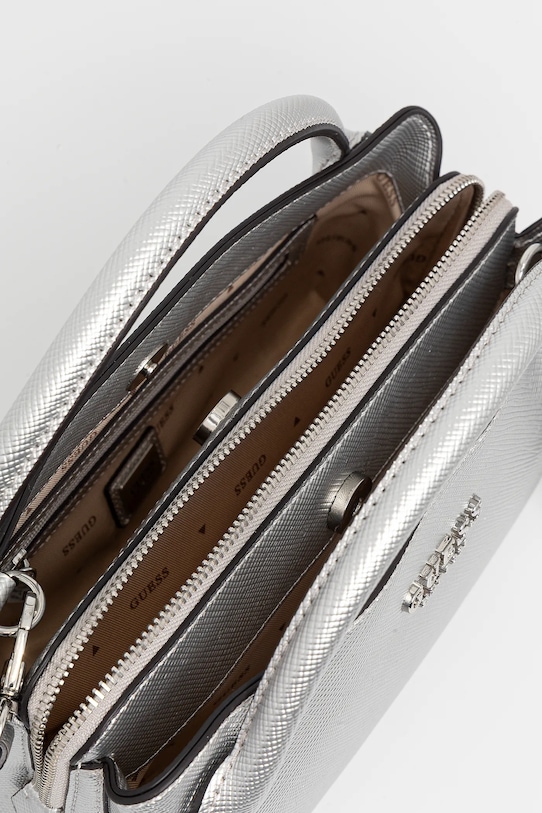 Τσάντα Guess FEDANA HWZM96.43050 ασημί