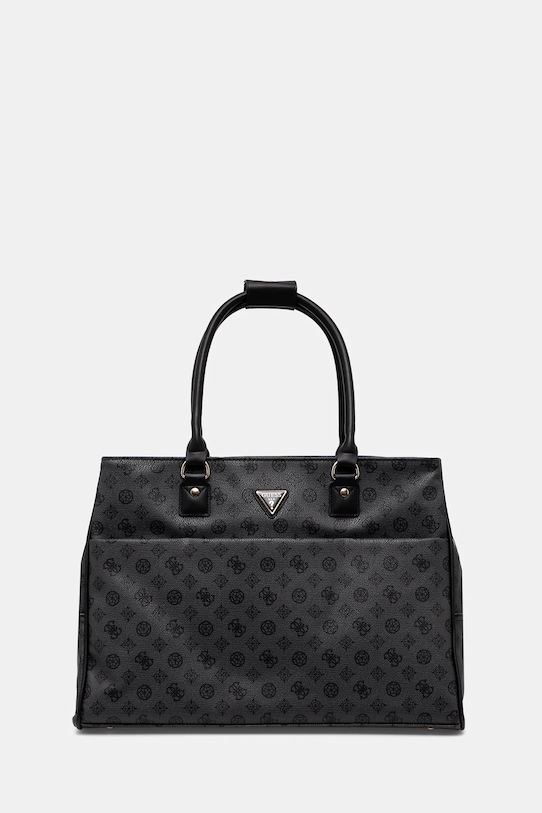 Τσάντα Guess απομίμηση λείου δέρματος γκρί TWHP74.52919