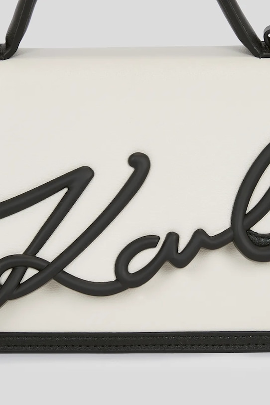 Шкіряна сумочка Karl Lagerfeld K/SIGNATURE A1W30224 білий AA00