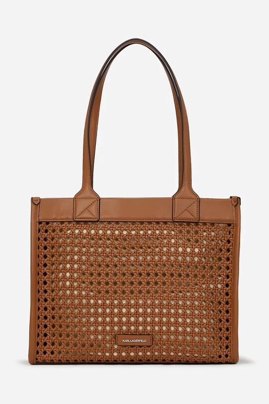 Τσάντα Karl Lagerfeld A2W30052 καφέ SS25