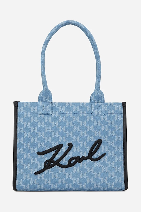 Karl Lagerfeld geantă nu incape in A4 albastru A2W30193