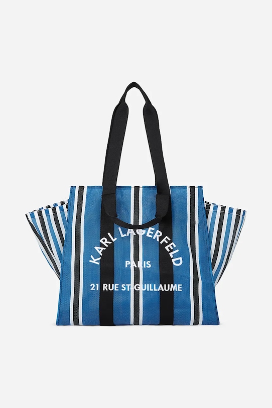 Karl Lagerfeld torebka mieści A4 niebieski A2W46048