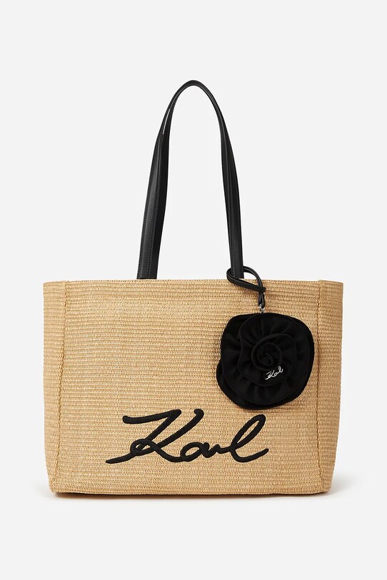 Τσάντα Karl Lagerfeld συνθετικό μπεζ A2W46049