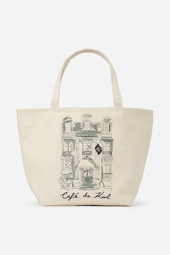 Karl Lagerfeld poseta cu doua fete incape in A4 bej A2W50003