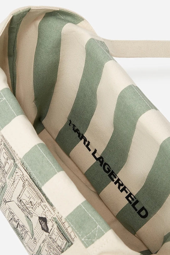 Karl Lagerfeld poseta cu doua fete bej A2W50003