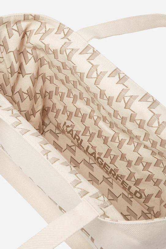 Karl Lagerfeld torebka dwustronna beżowy A2W50024