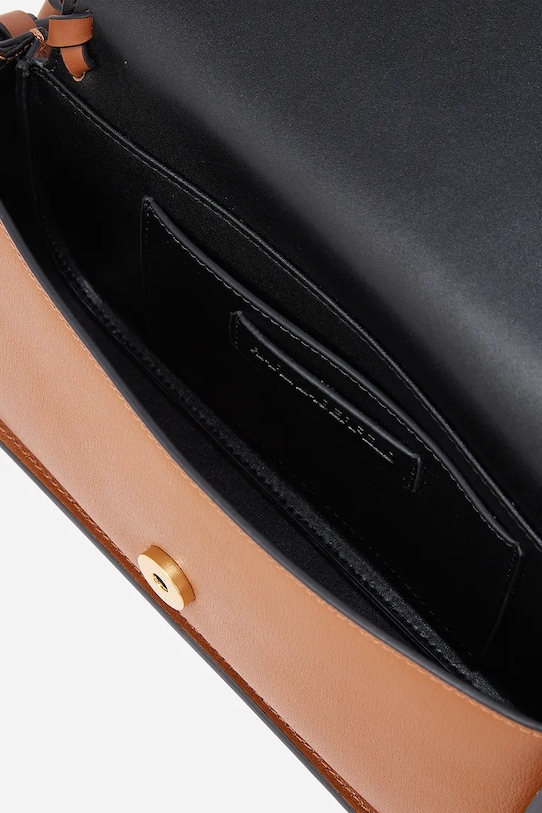 Akcesoria Karl Lagerfeld torebka skórzana A2W30195 brązowy