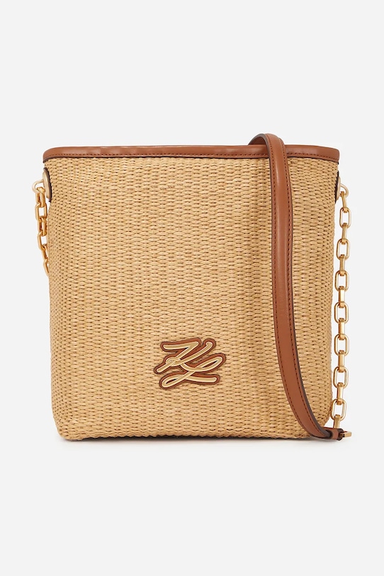 Сумочка Karl Lagerfeld не вмещает А4 бежевый A2W30203