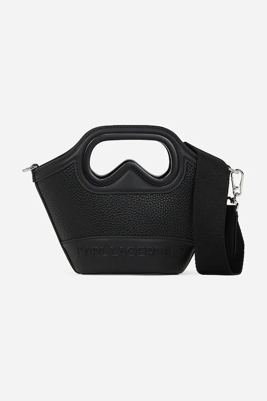 Karl Lagerfeld torebka nie mieści A4 czarny A2W30046