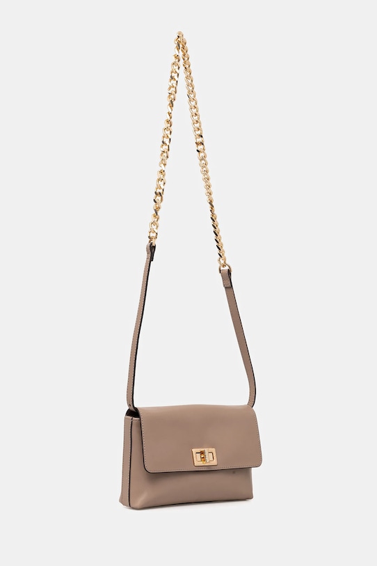 Geox geantă de piele LILIANE D25JXA.00043 maro SS25