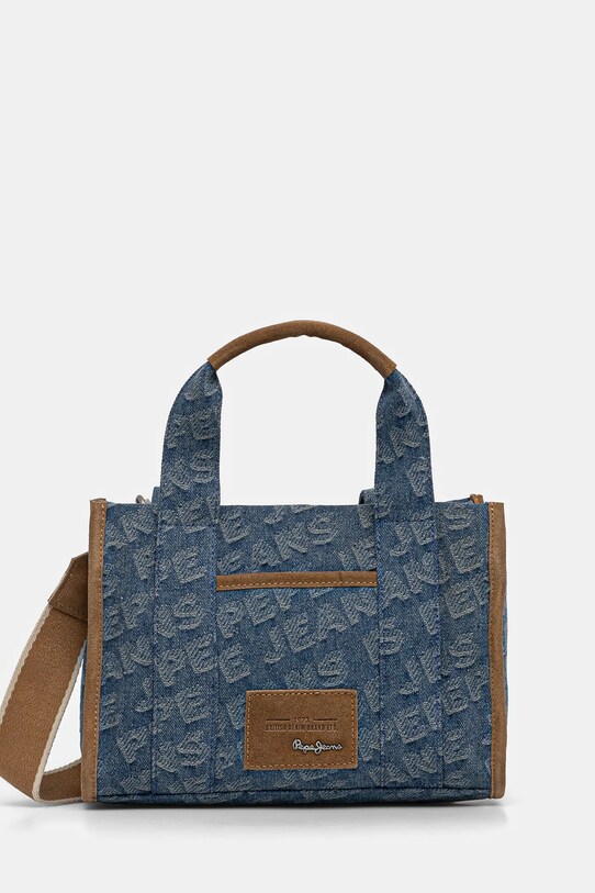 Pepe Jeans geantă ZADIE DENIM nu incape in A4 albastru PL031627