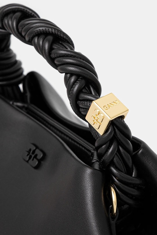 GANNI torebka skórzana Bou Bag Small czarny A5241