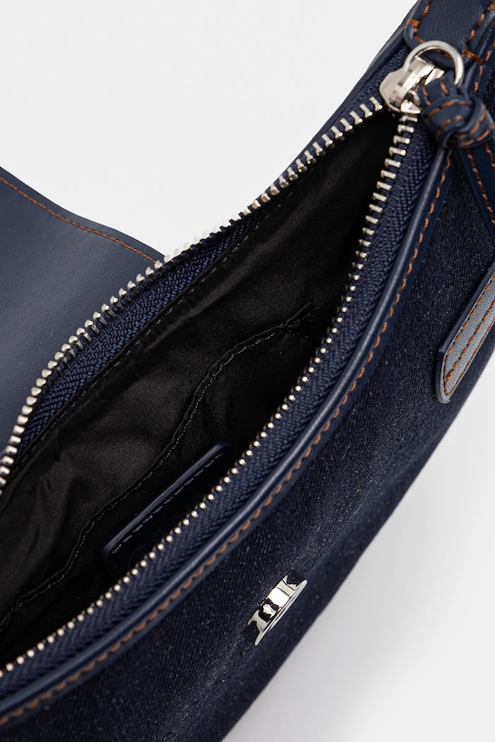 GANNI cotton handbag Bucky Bag Small Crossbody Denim A6137 navy