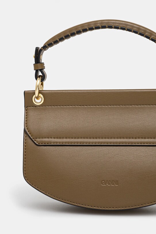 Аксесуари Сумочка GANNI Apo-G Bag Mini Top Handle A6353 зелений