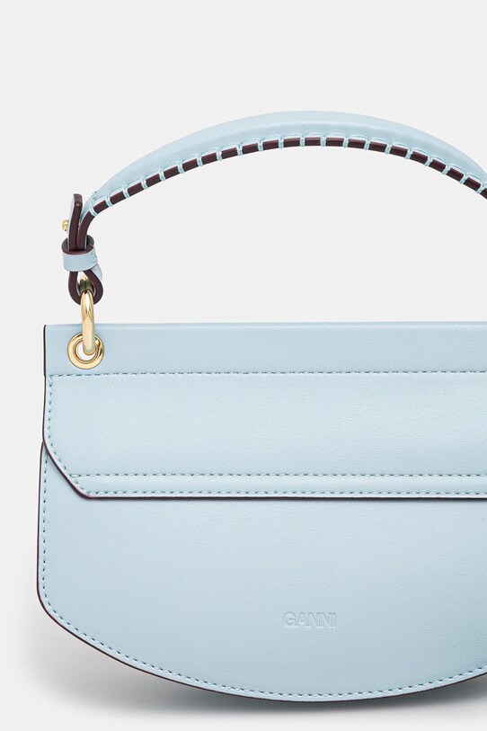 Аксесуари Сумочка GANNI Apo-G Bag Mini Top Handle A6352 блакитний
