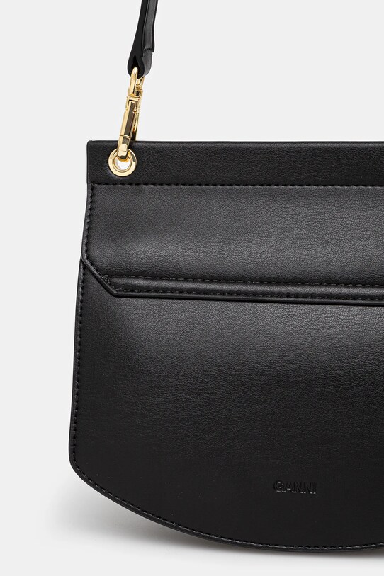 Doplňky Kožená kabelka GANNI Apo-G Bag Small A6449 černá