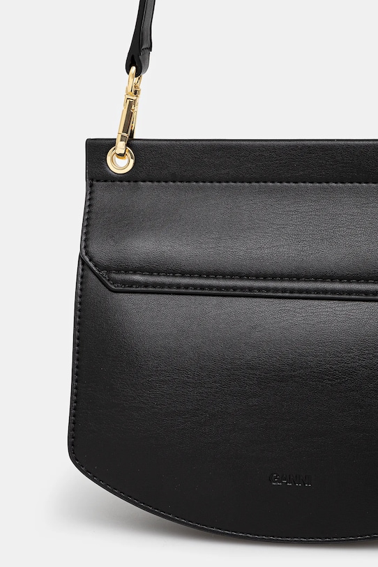 Accessori GANNI borsa a mano in pelle Apo-G Bag Small A6449 nero