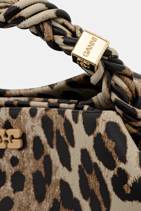 GANNI borsetta Ganni Bou Bag Small Print beige A6494