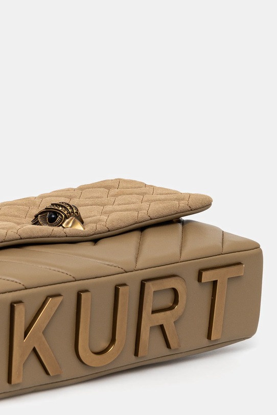 Usnjena torbica Kurt Geiger London KENSINGTON 9959847219 zelena SS25